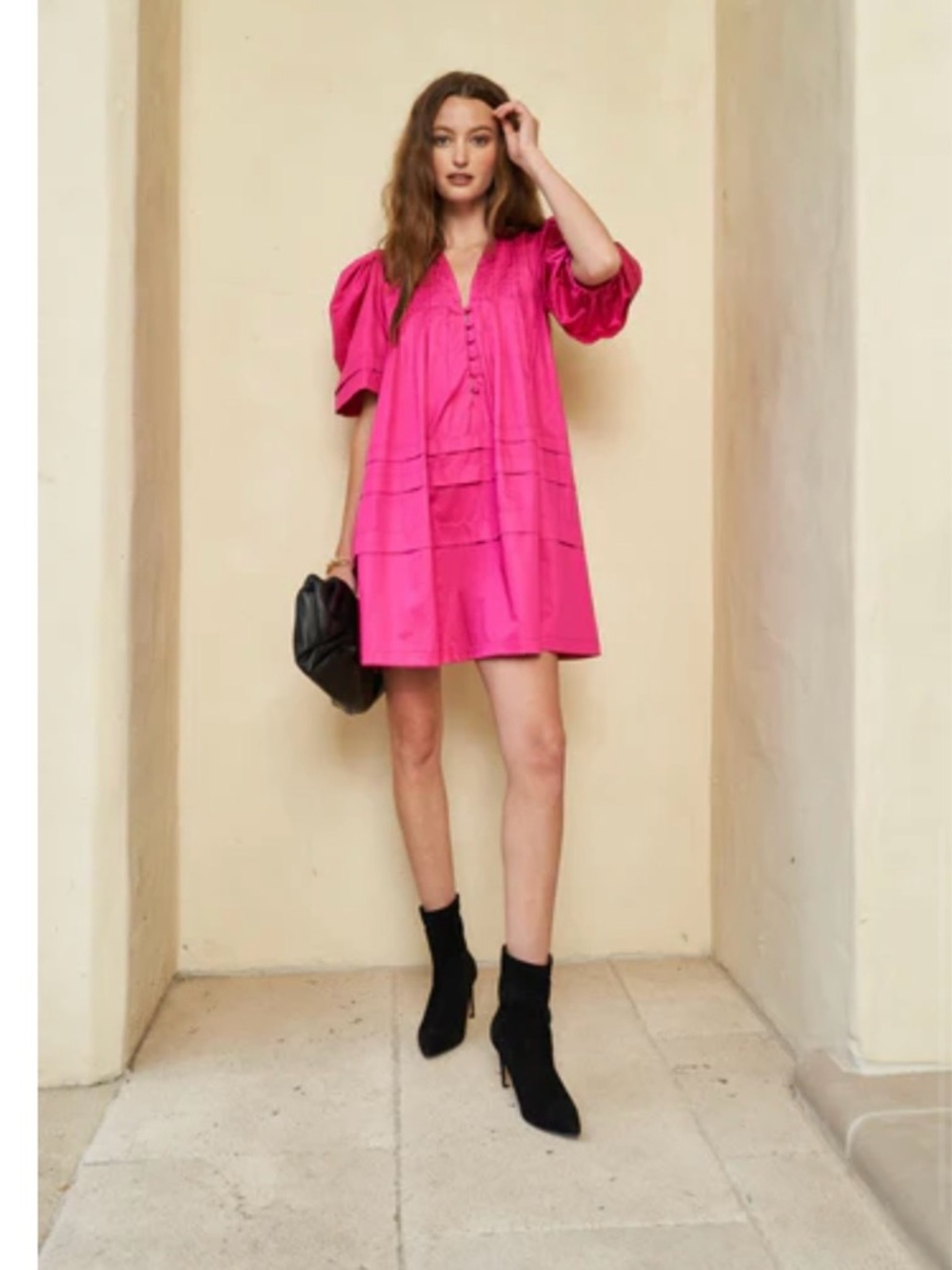 Hunter Bell Hot Pink Jenkins Dress